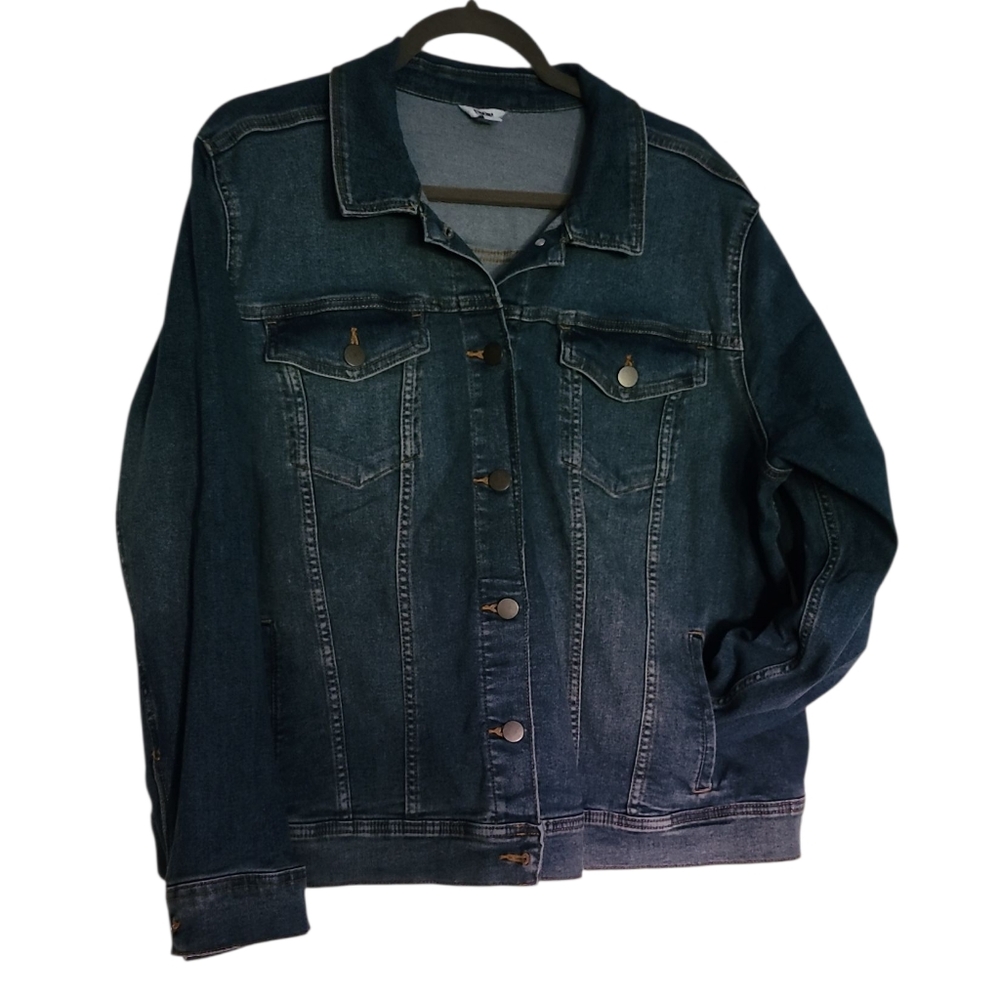 Sonoma Dark Blue Jean Jacket Sz 2x